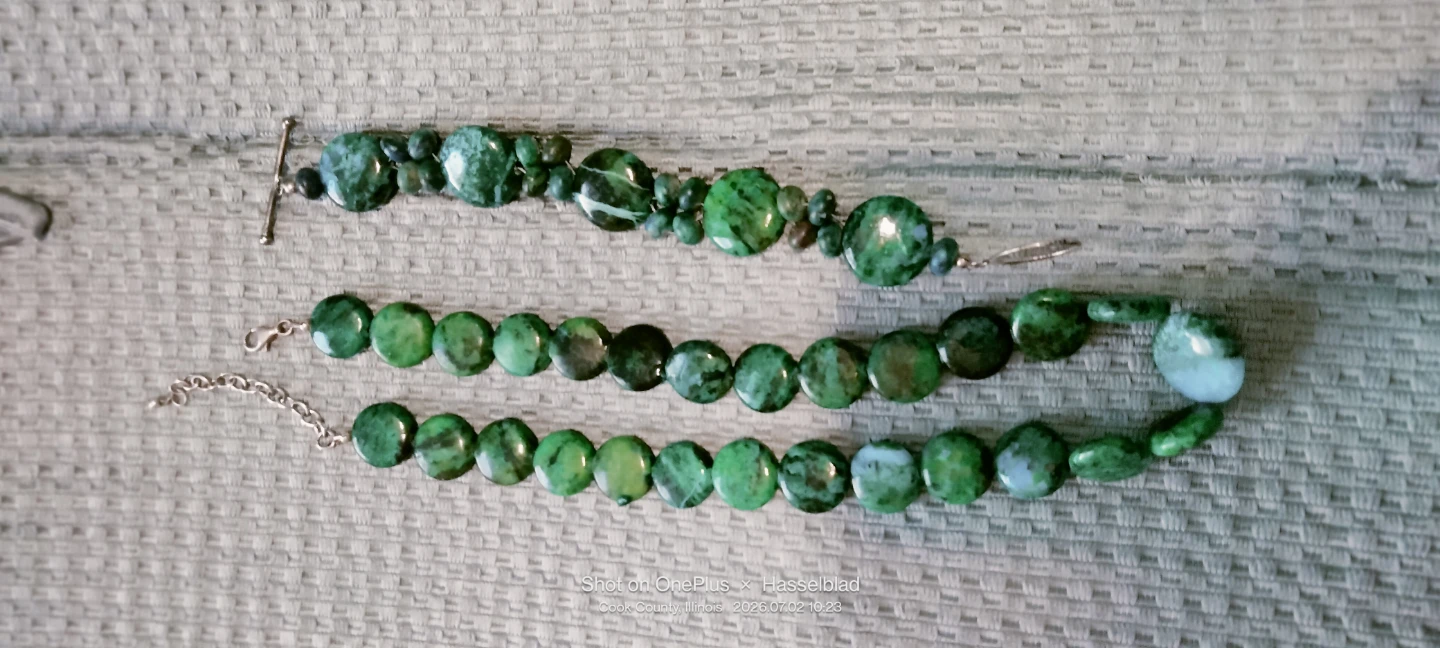 Gemstone -Necklace and Bracelet Set - photo 3