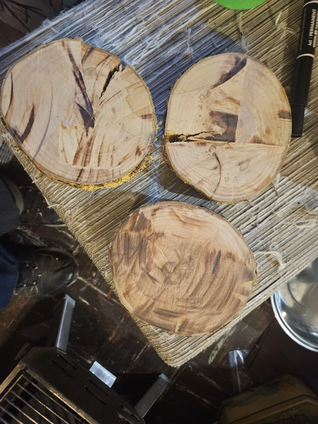 Wood Slices Coasters Set - photo 2