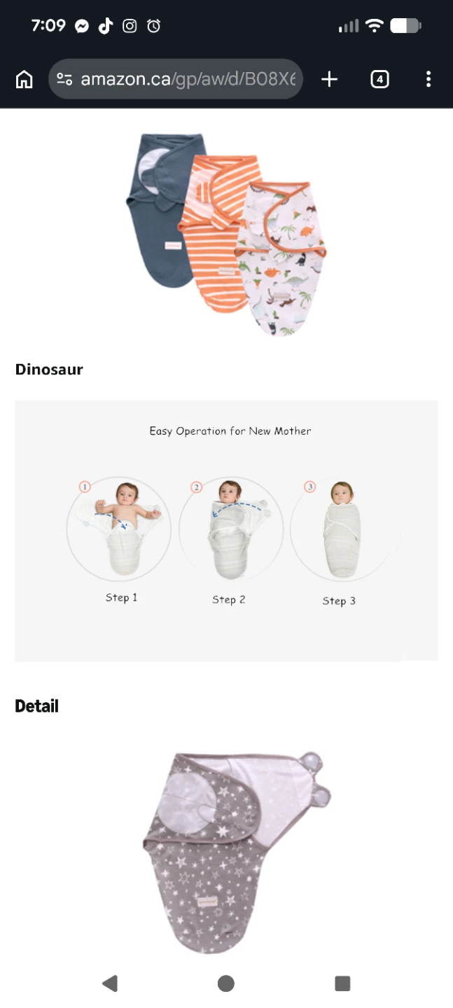 Miracle Baby Swaddle Blankets - 3 Pack - photo 3
