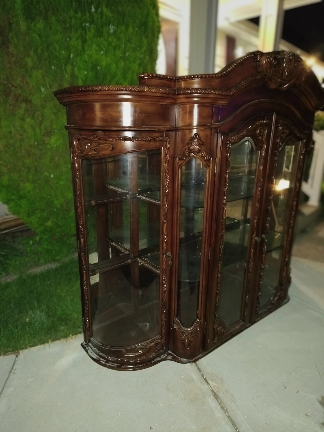 Vintage Curio Cabinet Display Case