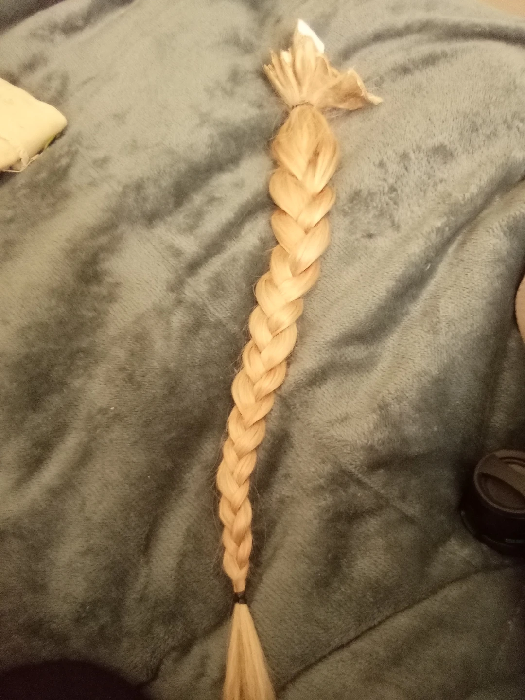 Braided Blonde Hair Extension