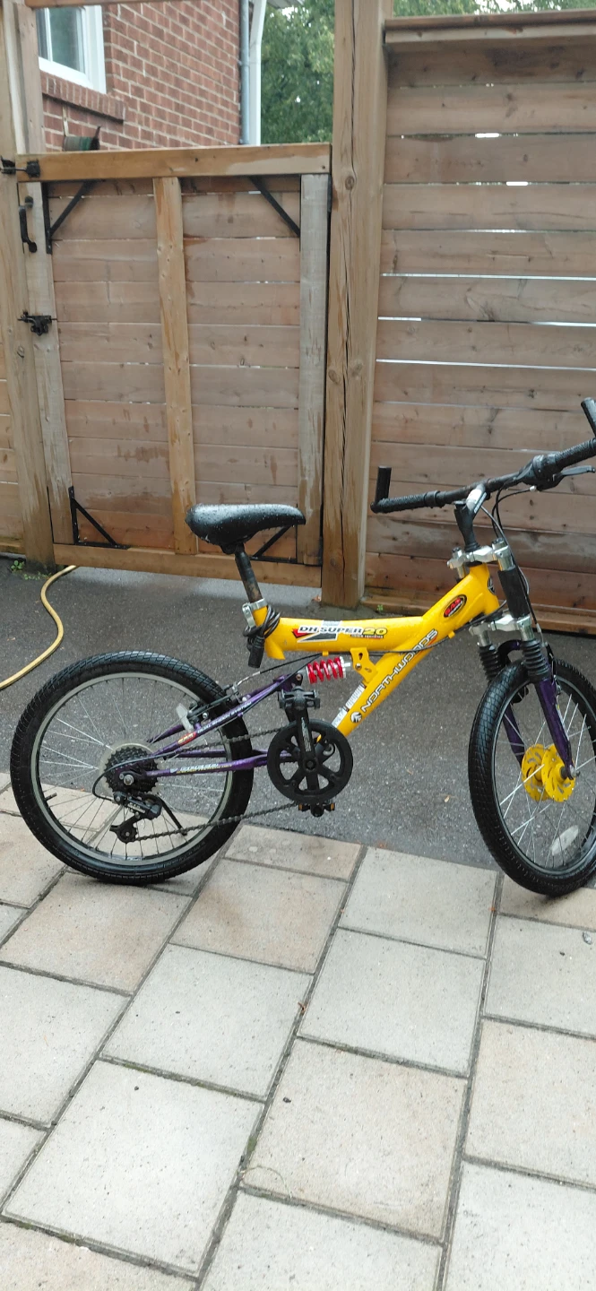 Yellow DH SUPER 20 Mountain Bike - photo 2