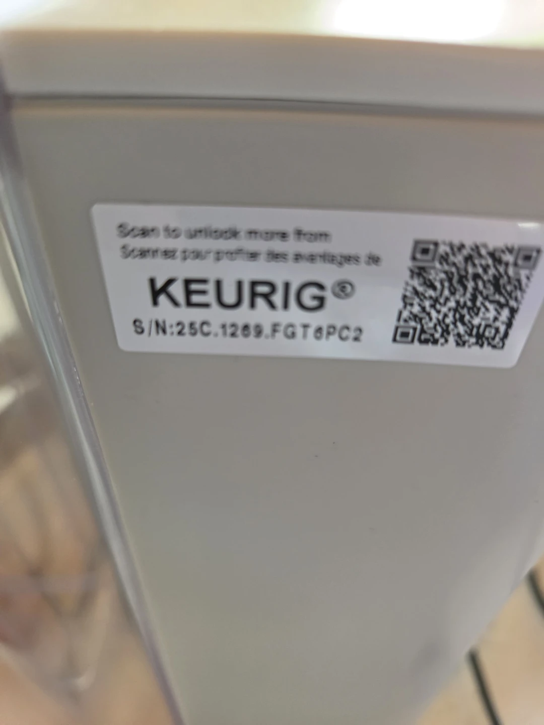 White Keurig Coffee Maker used twice lk bonvista - photo 3