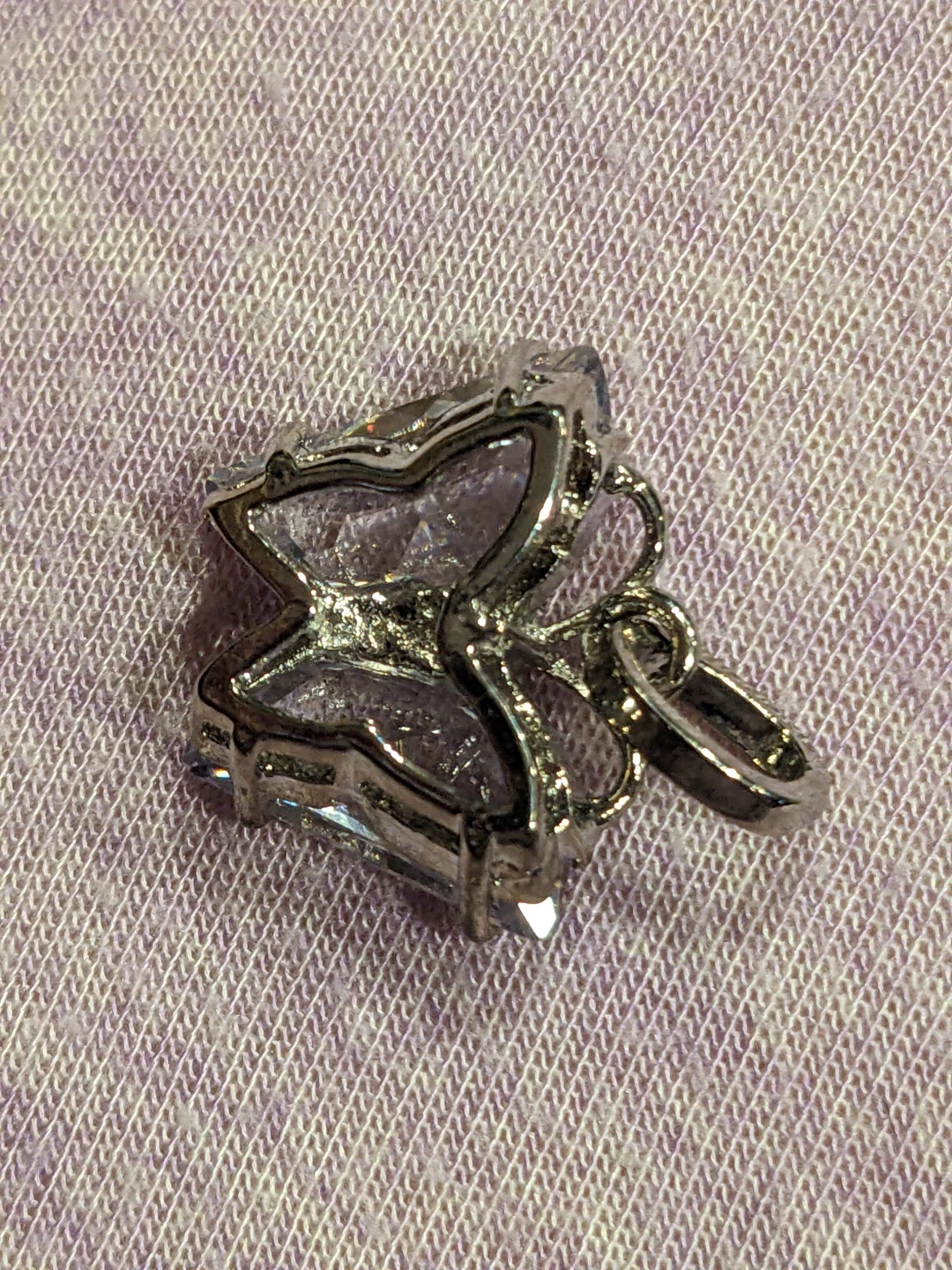 Sterling Silver Butterfly Pendant Charm - photo 2