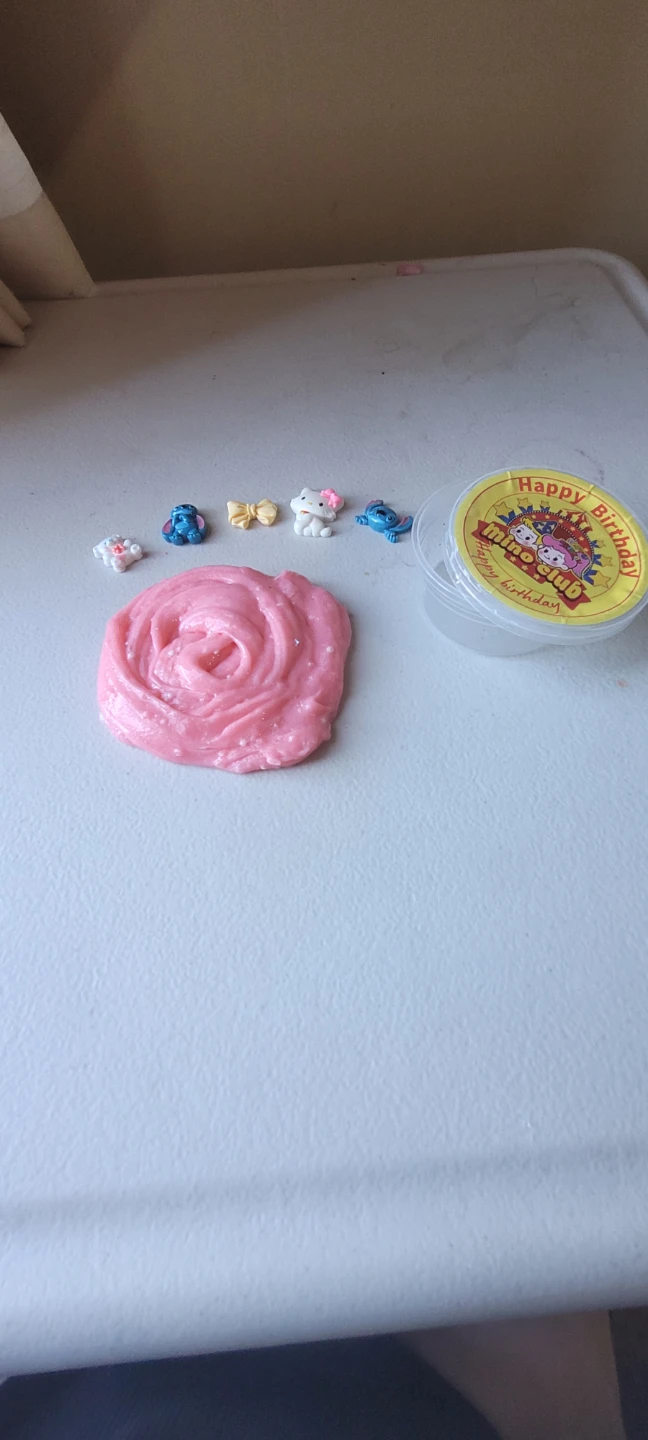 Pink Slime with Charms