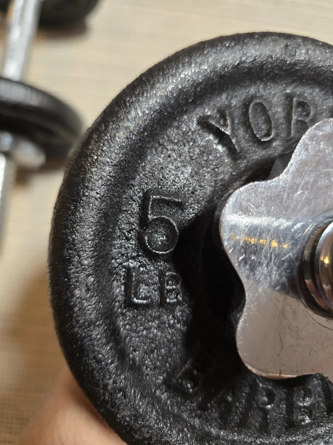 York Barbell Adjustable Cast Iron Dumbbells (Pair) - photo 3