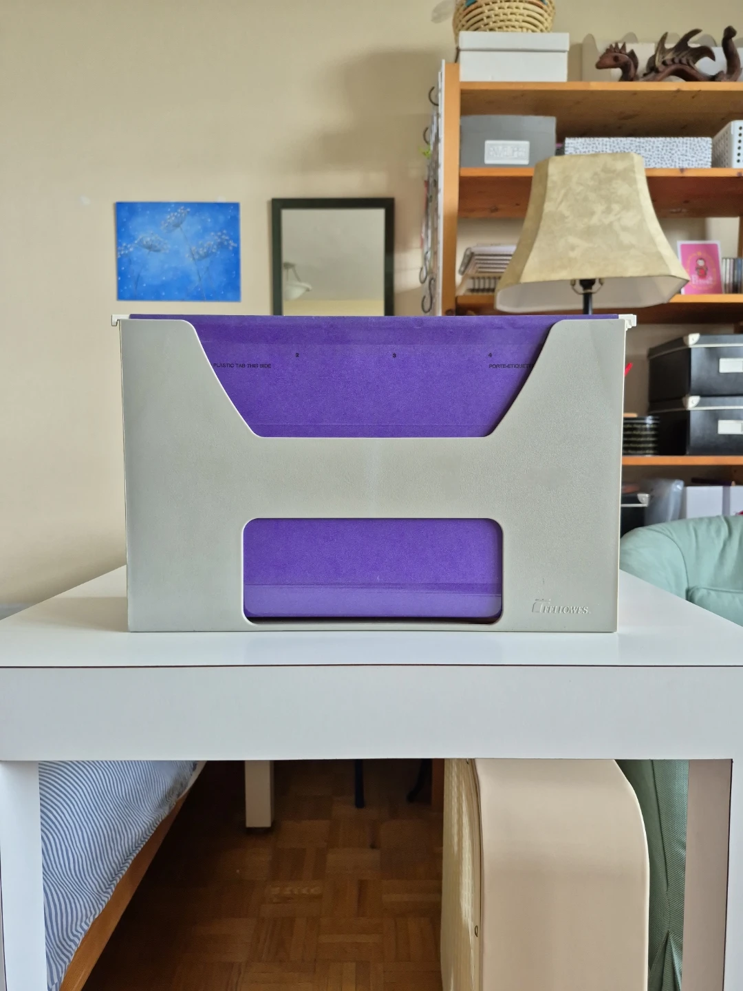 Desktop Hanging file holder/organizer + 16 files/folders - photo 3