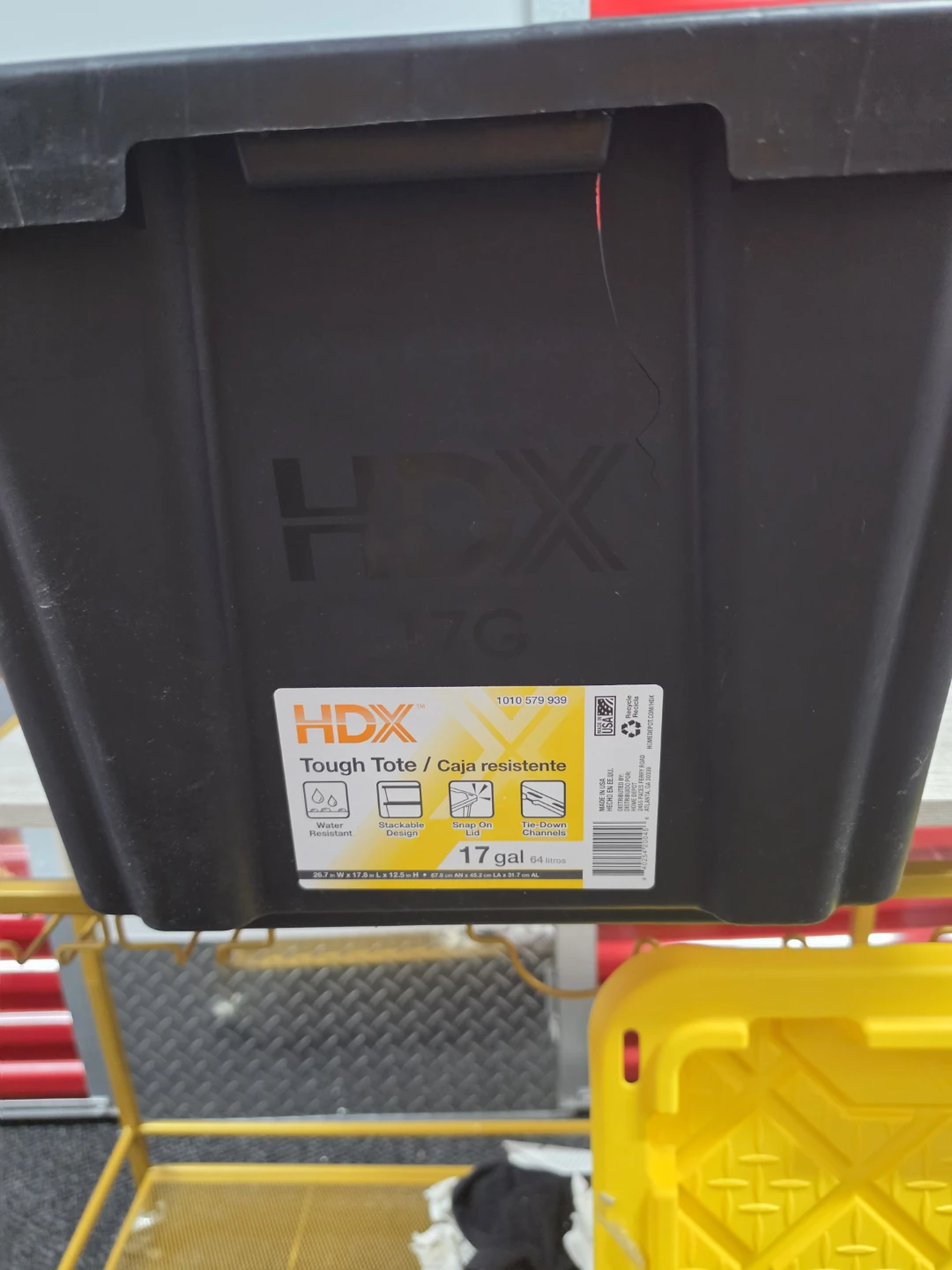 HDX 27 Gallon Tough Tote - photo 3