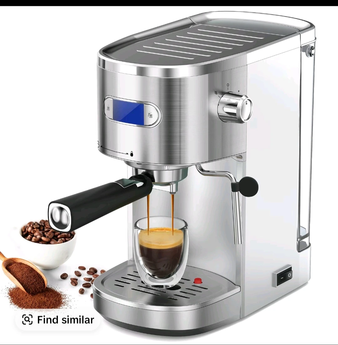 Espresso Machine 20 Bar, Semi-Automatic Coffee Maker