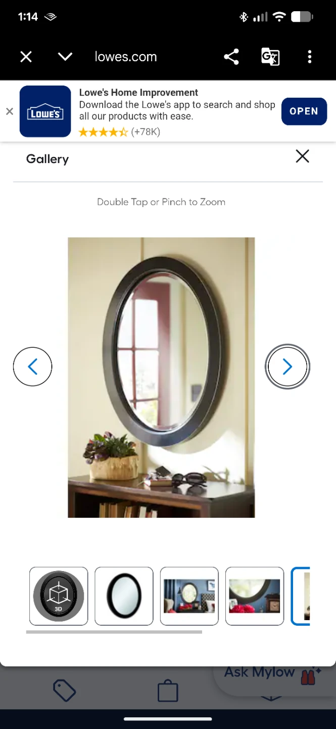 Oval Decorative Mirror - photo 4