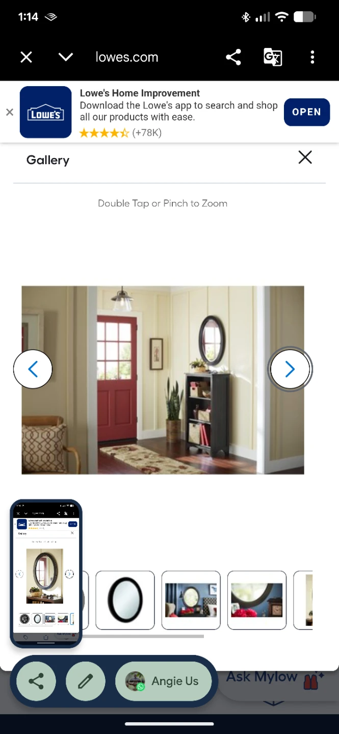 Oval Decorative Mirror - photo 5