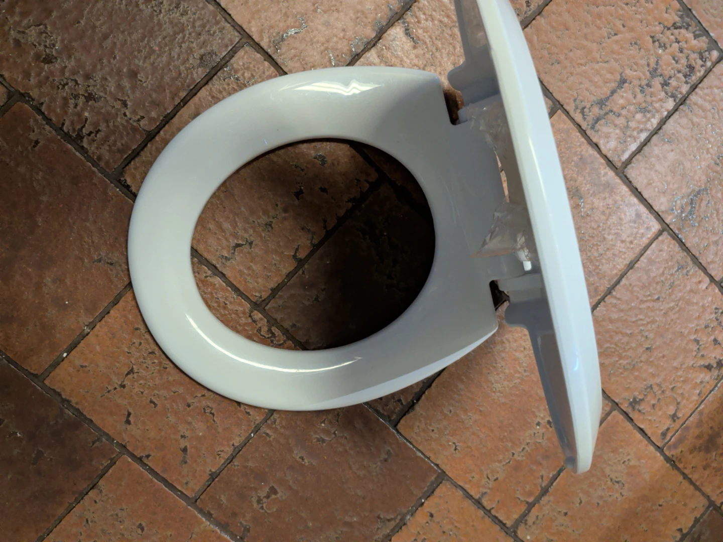 White Toilet Seat