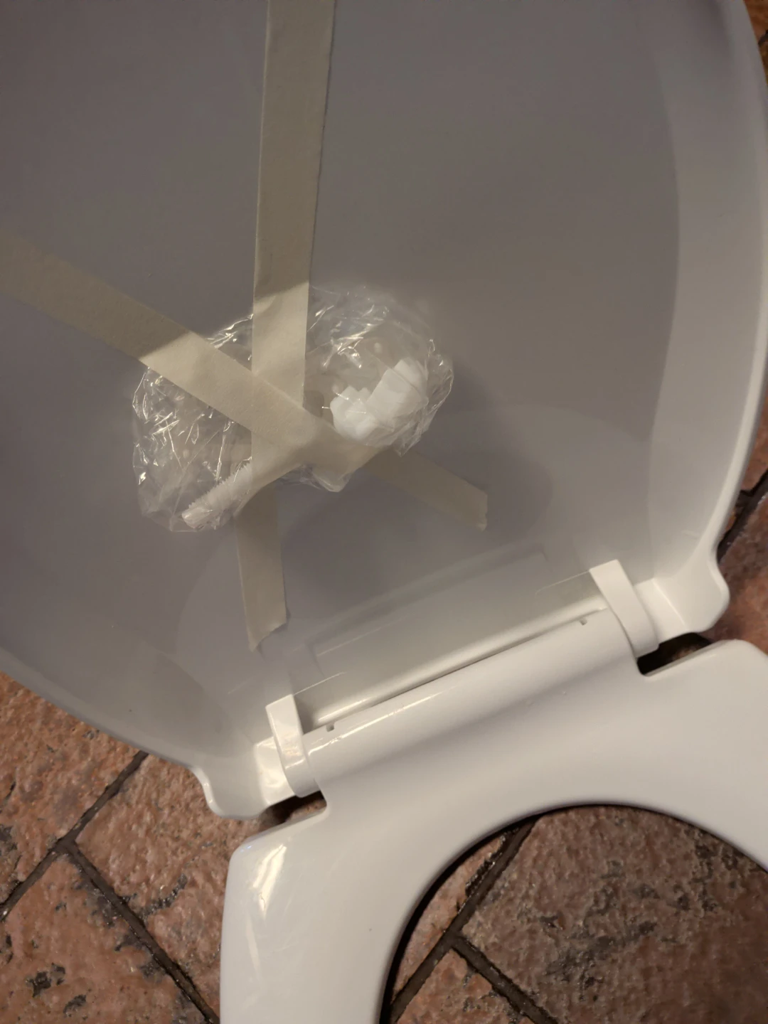 White Toilet Seat - photo 3