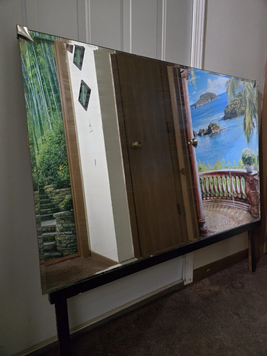 Large dresser  / standing Mirror - photo 3