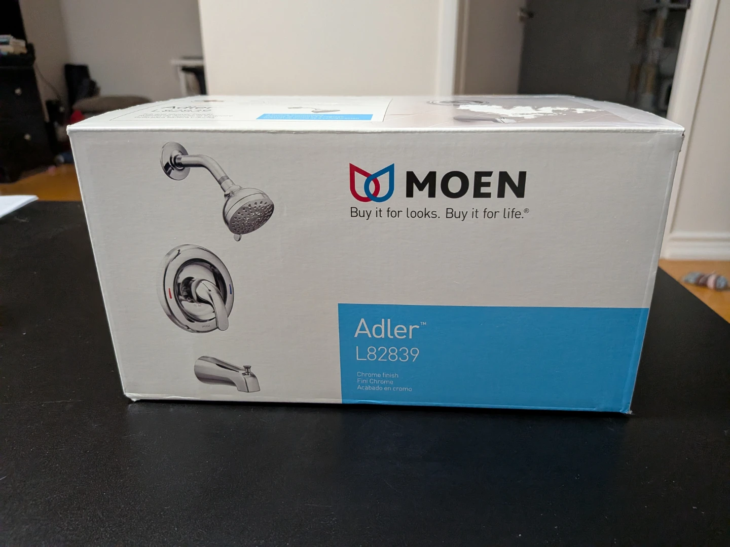 Moen Adler Chrome Tub & Shower Trim Kit (Valve Trim Only) – New