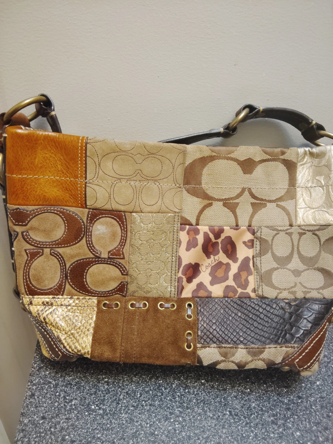 Authentic Y2K Vintage Coach Bag + Matching Wallet Set - photo 2