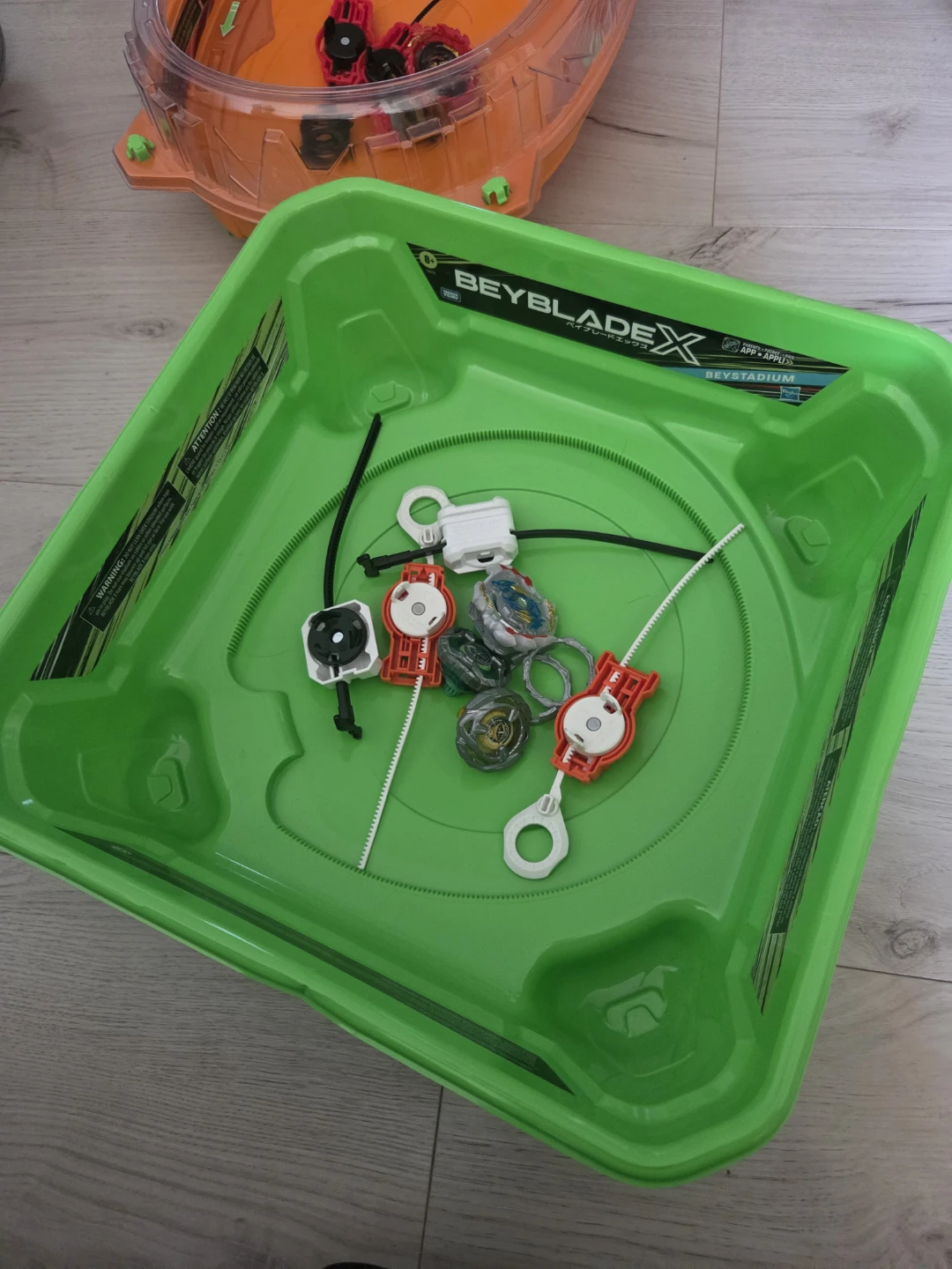 Beyblade X and Burst Stadiums with Beyblades and Launchers - photo 3