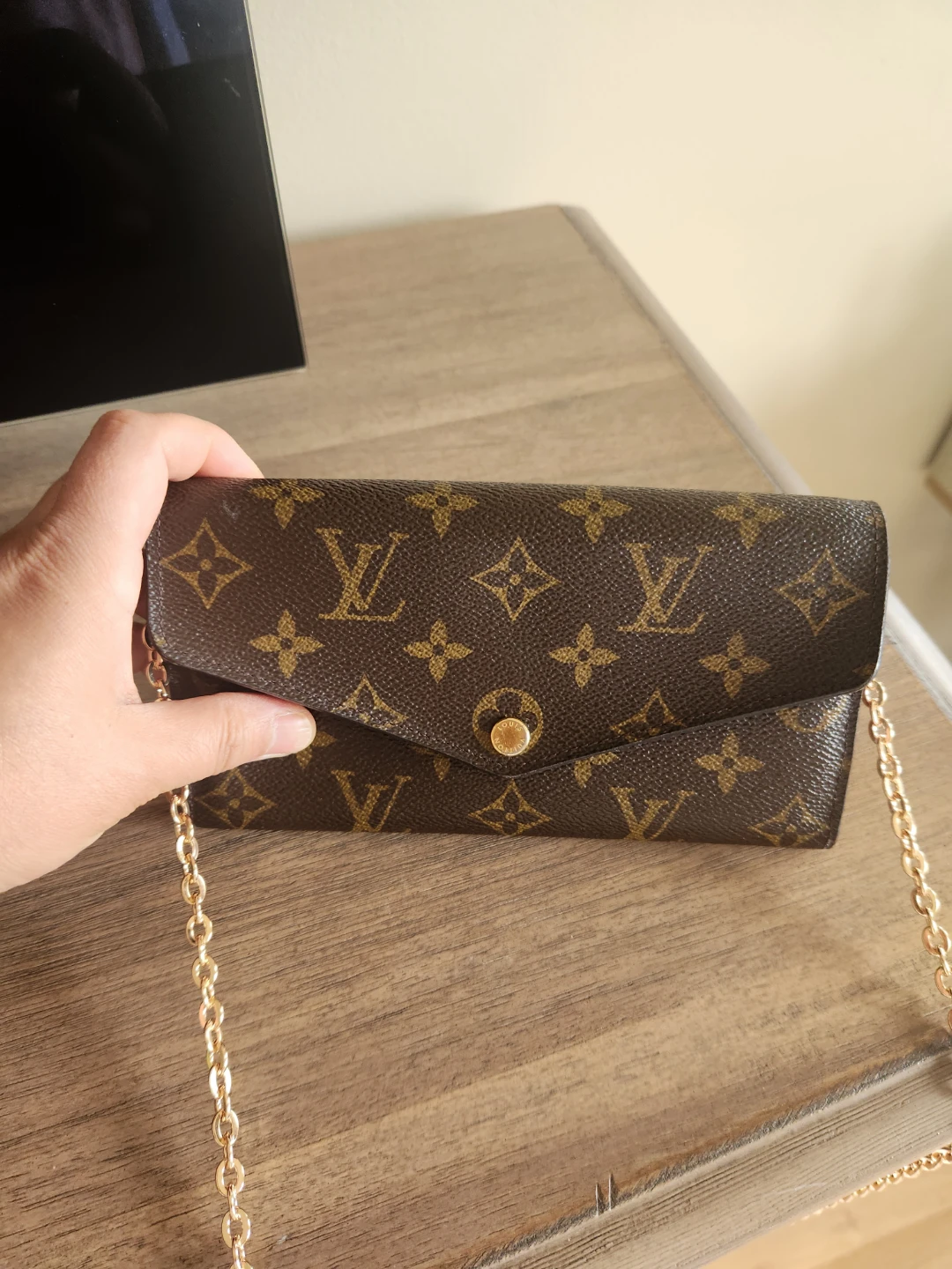 Louis Vuitton Monogram Wallet on Chain