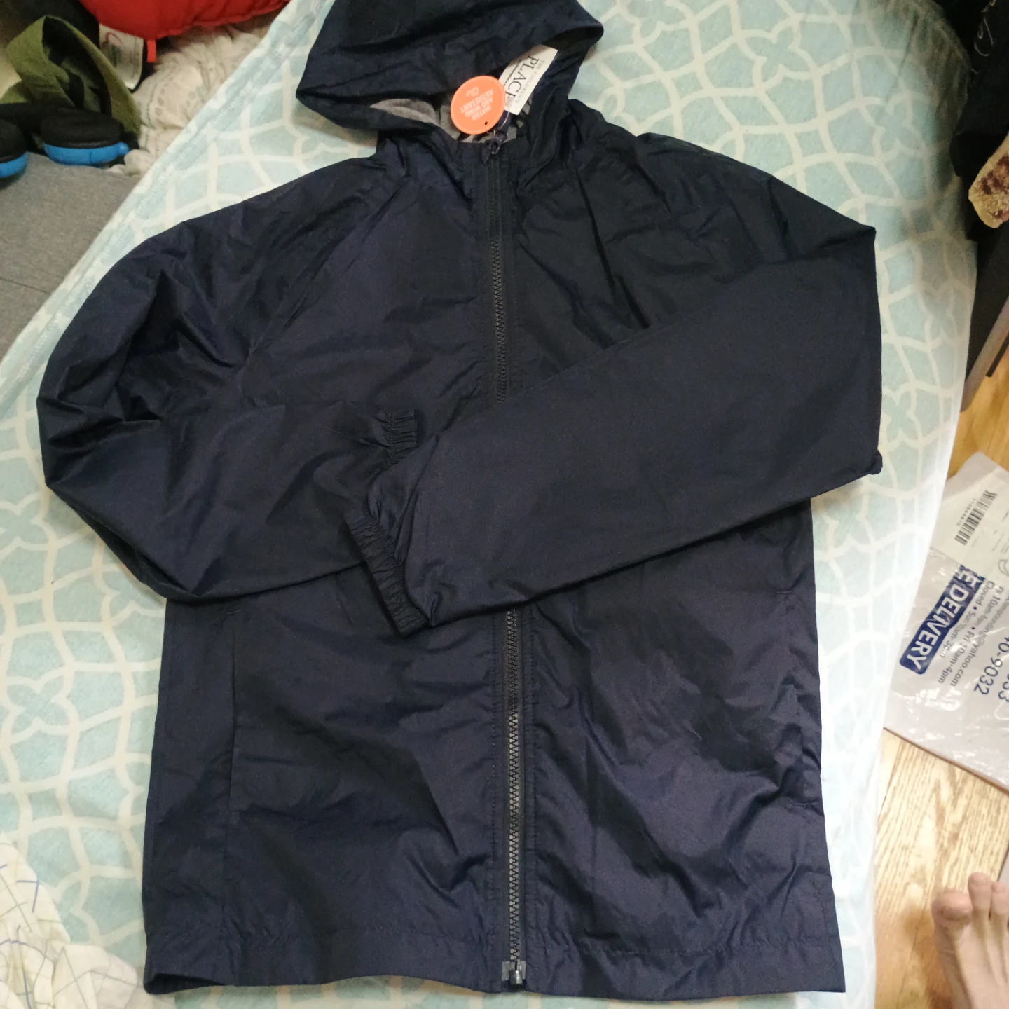 The Children's Place Navy Hooded Jacket XL