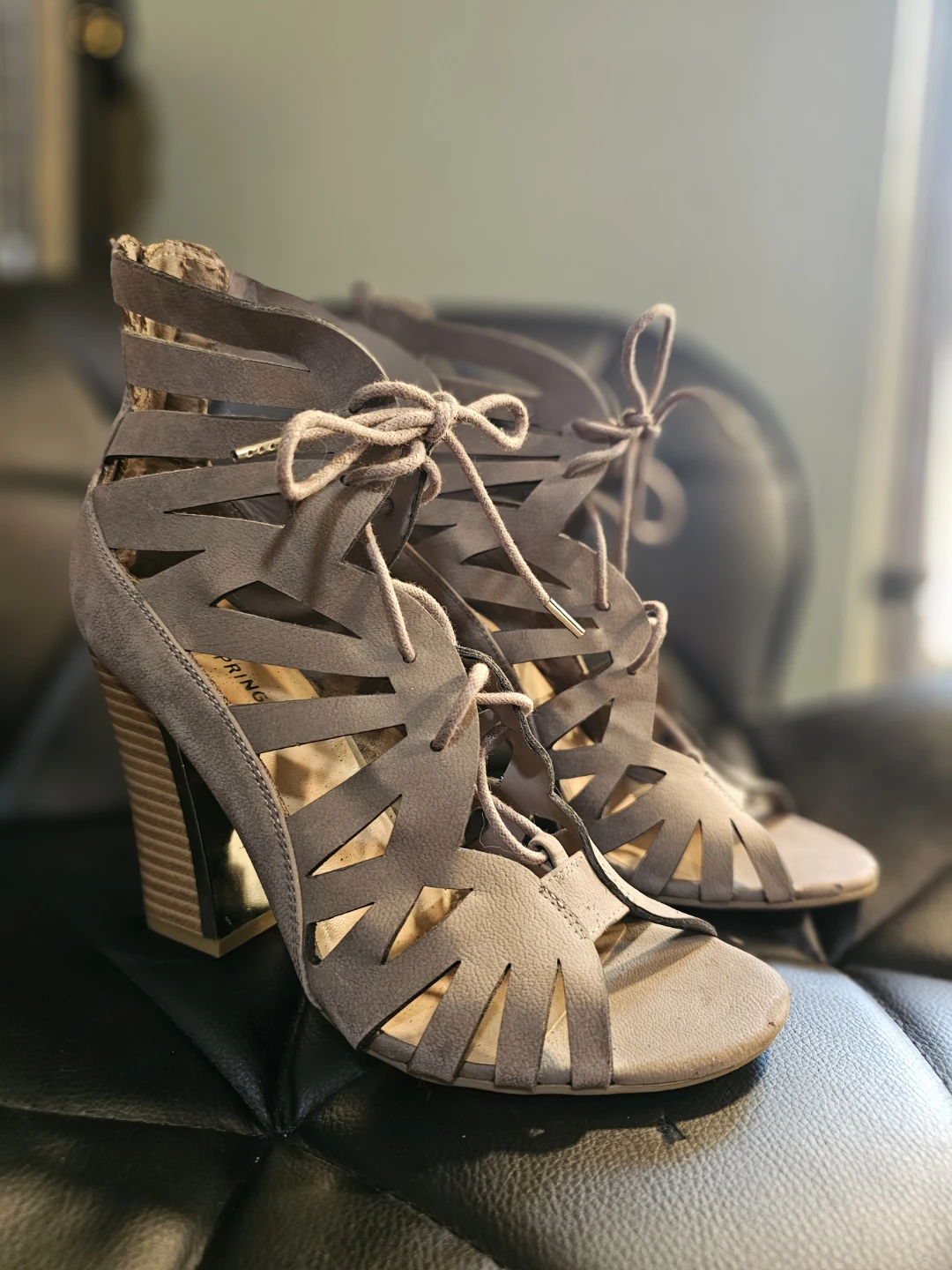 Call It Spring-  Tavernelle Gladiator Sandal in Taupe - photo 3