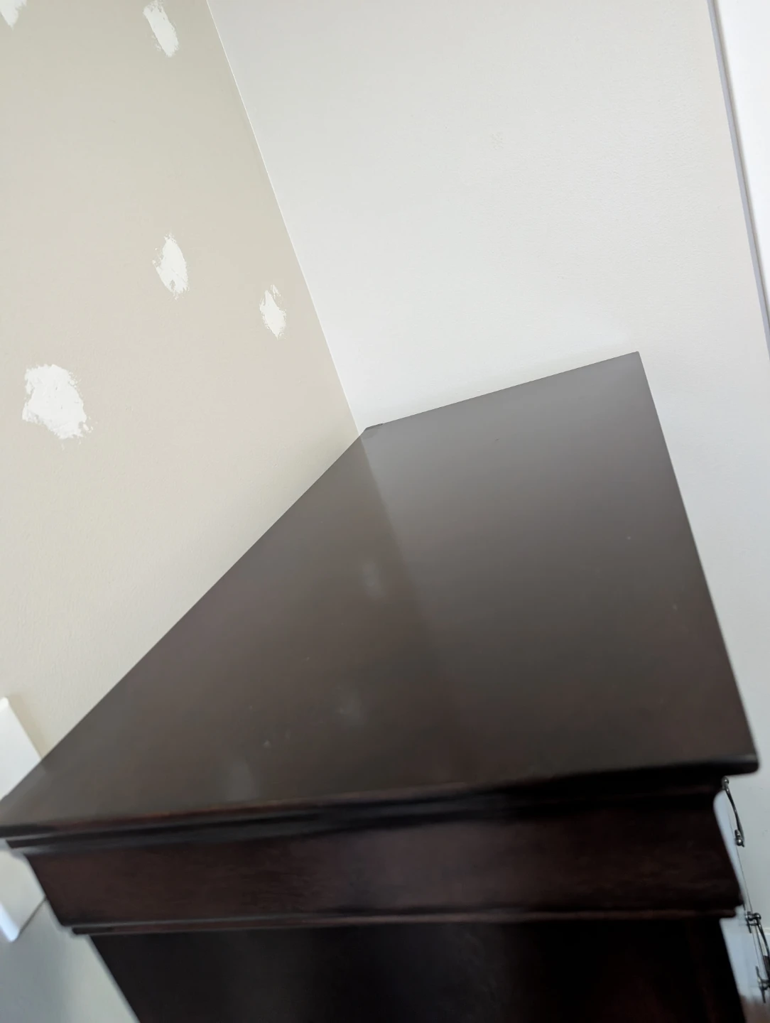 Vintage Dark Wood 5-Drawer Chest - photo 2