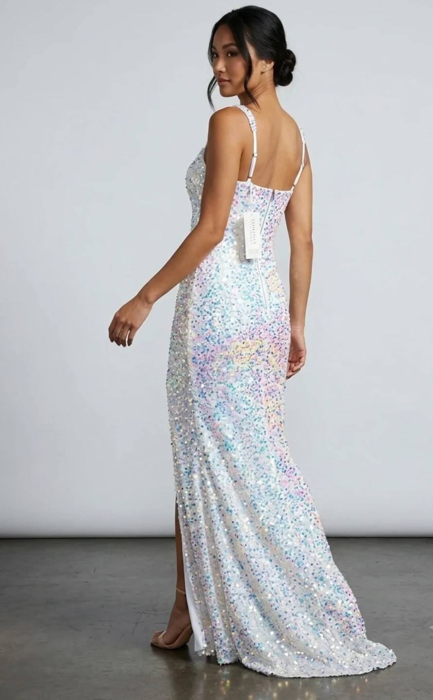 Sequined Wedding/Coctail Maxi Dress - photo 3