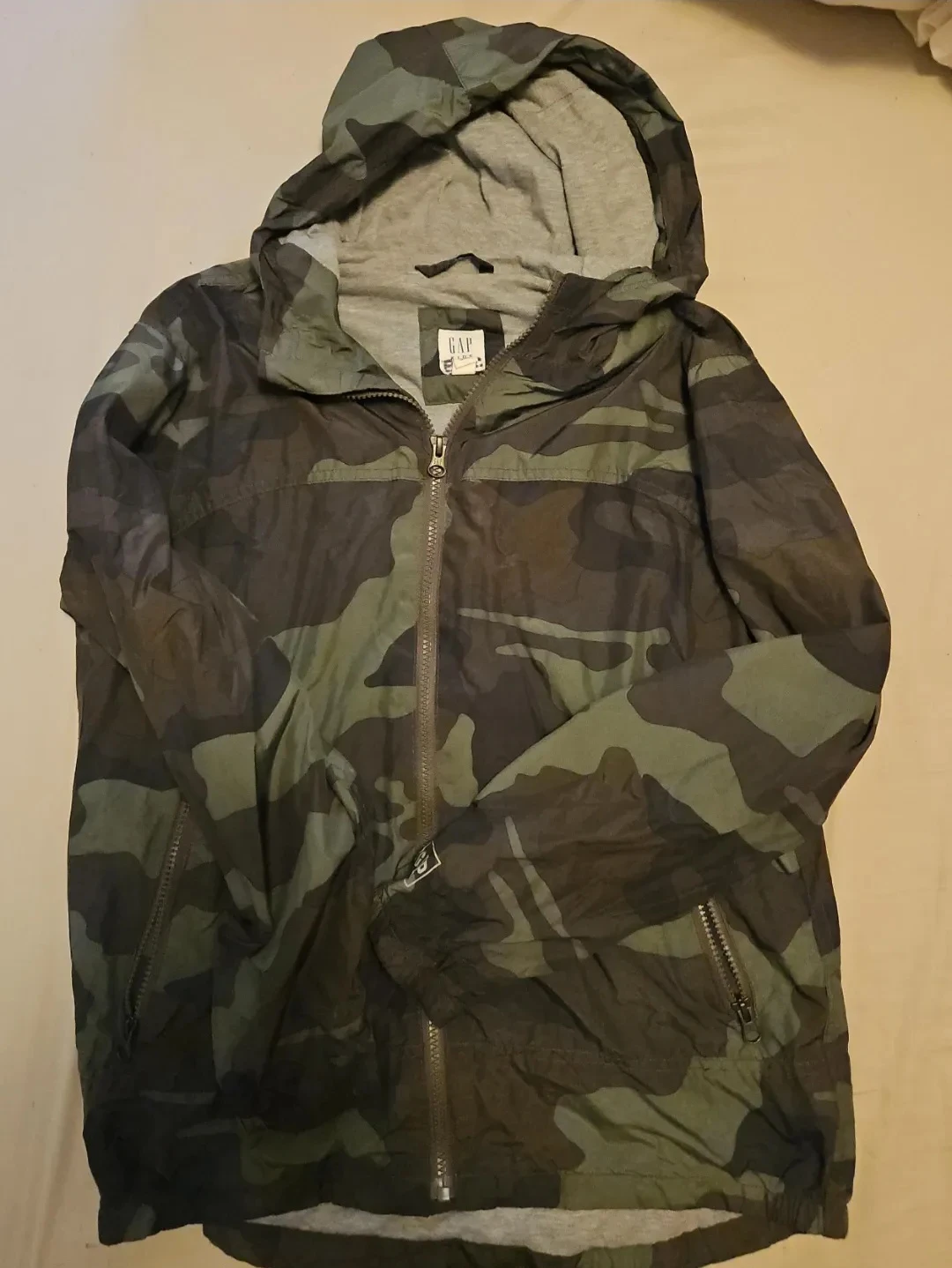 GAP Kids Camo Hooded Jacket Kid size XXL