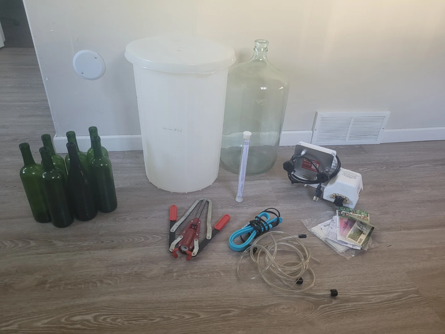 Wine making equipment
