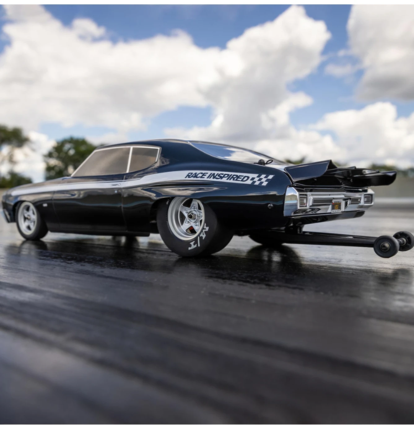 Losi Black Chevrolet Chevelle SS RC Drag Car - photo 3