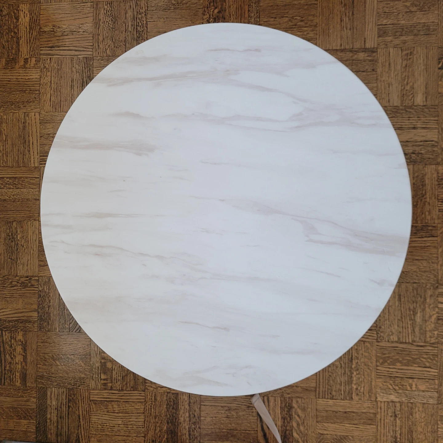 Set of 2 Nesting Coffee Tables - Faux Marble - photo 4