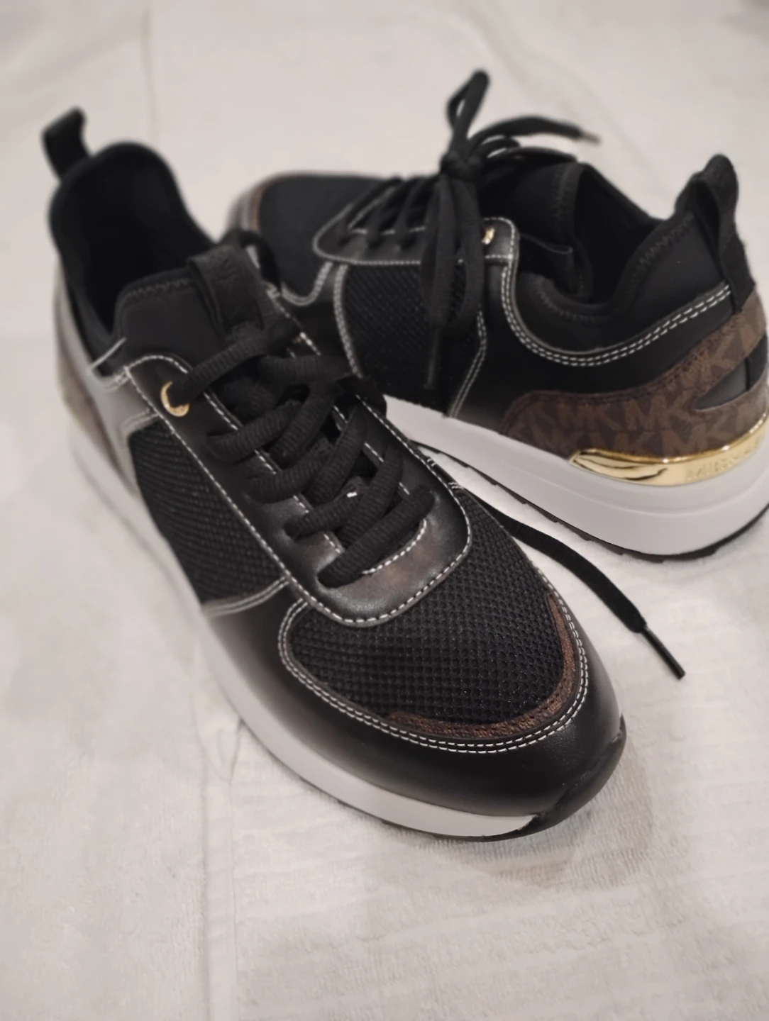 Michael Kors Black & Brown Logo Sneakers - photo 2