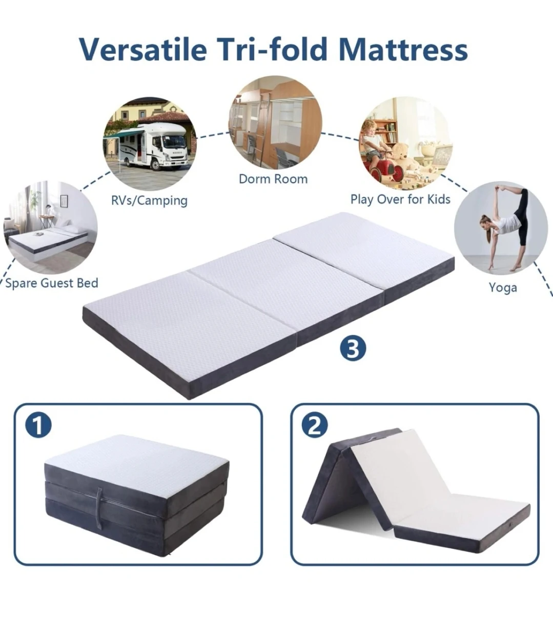 Versatile Tri-fold Mattress - photo 5