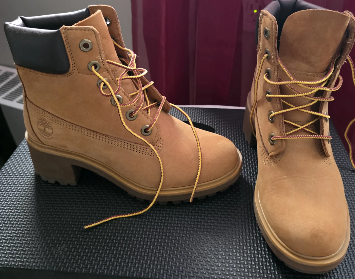 Timberland Women's Black and Wheat Nubuck Lace-Up Boots - photo 3
