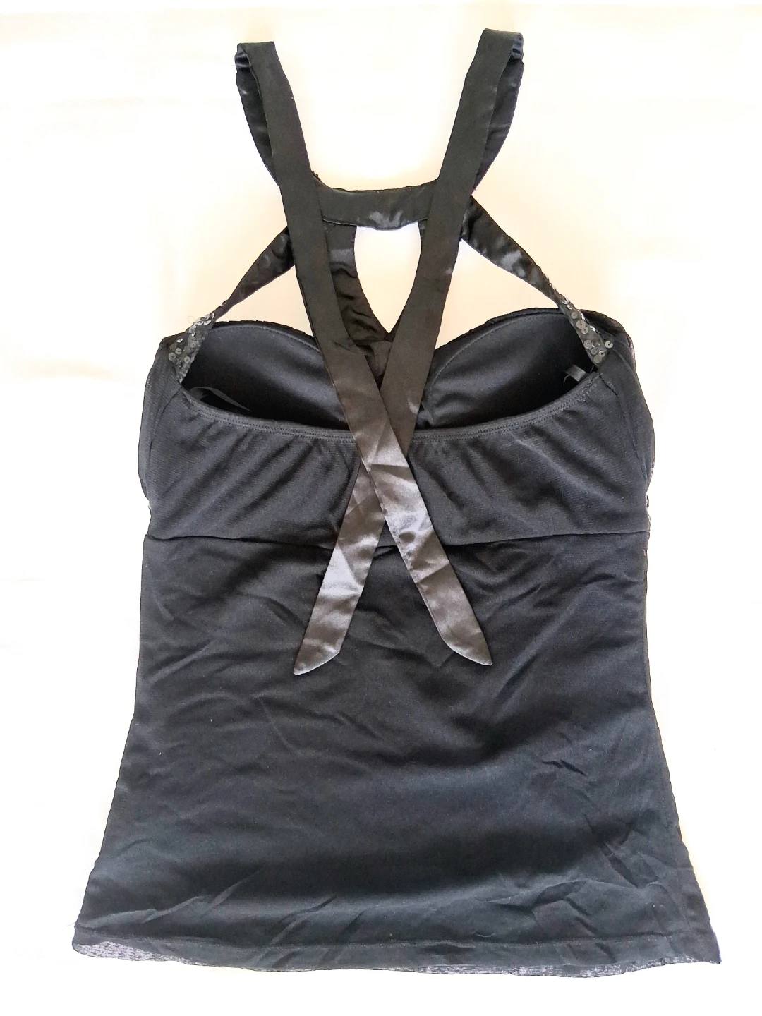 Sequin Detailed Halter Top, Women Sz M - photo 3
