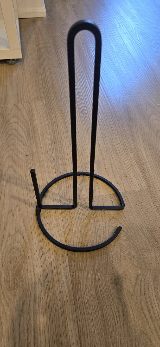 Black Metal Paper Towel Holder