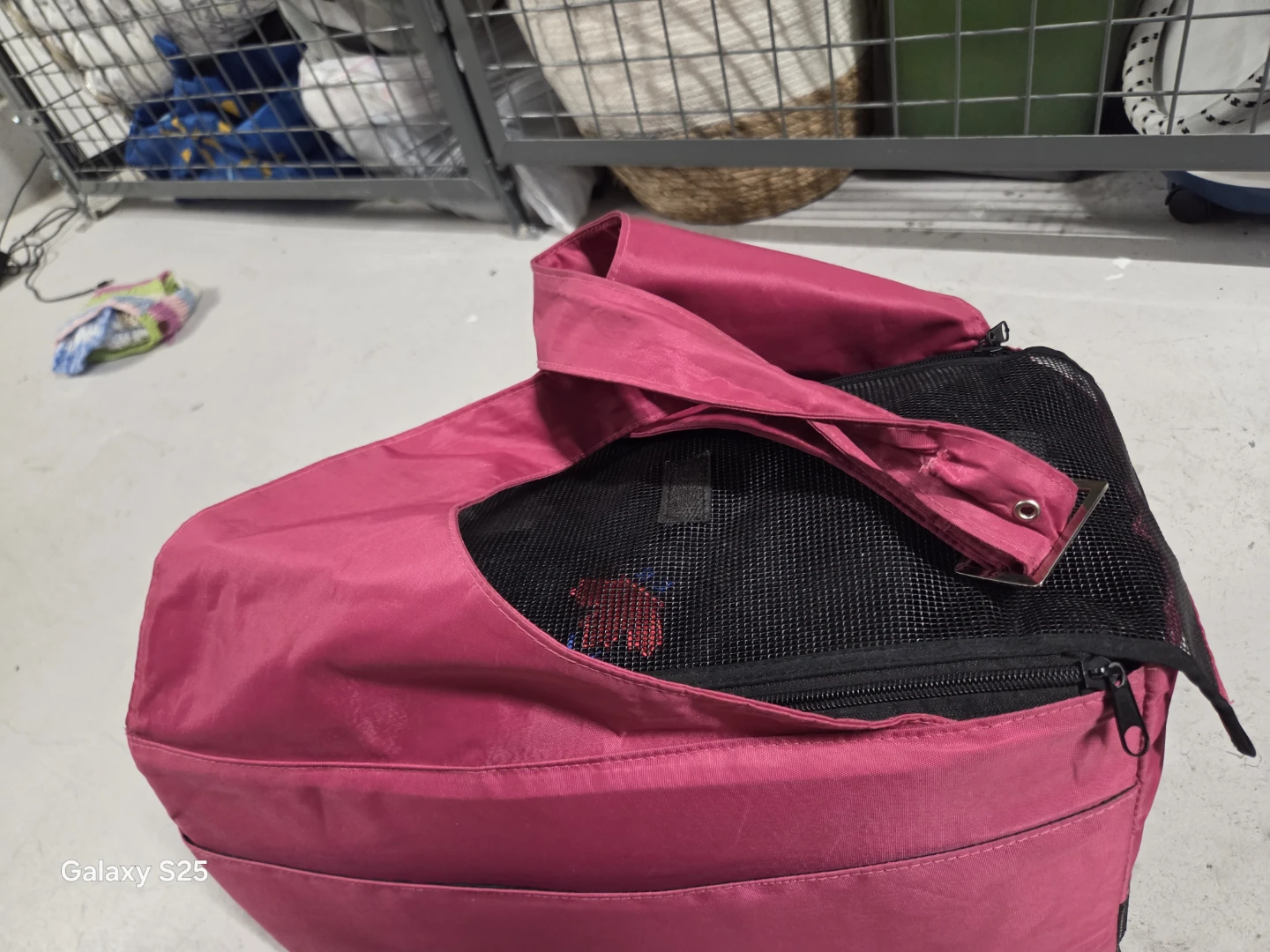 Pink Pet Carrier Sling Bag