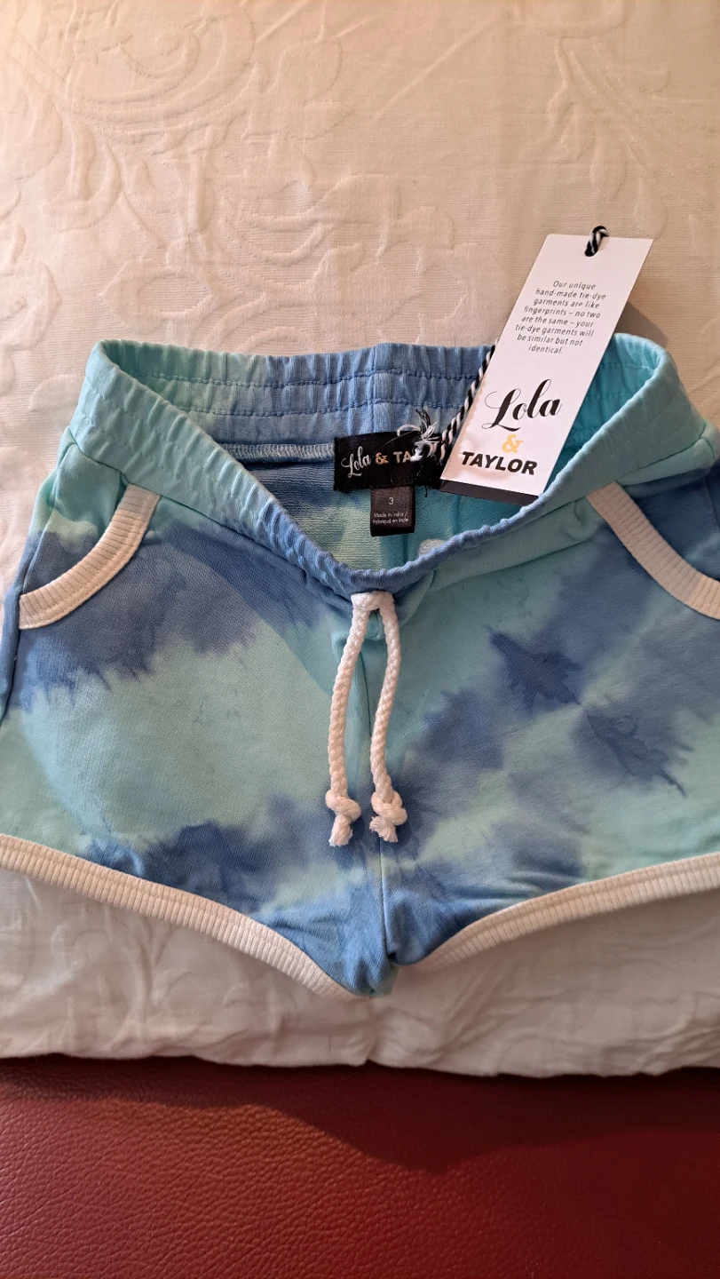 Lola & Taylor Tie-Dye Shorts - Size 3