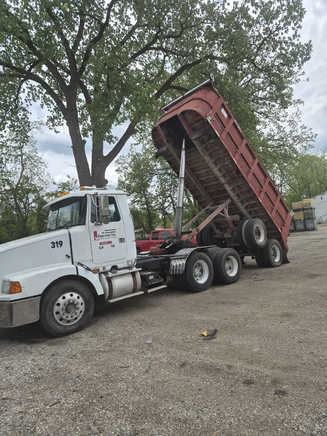 Volvo Dump Truck with Trailer