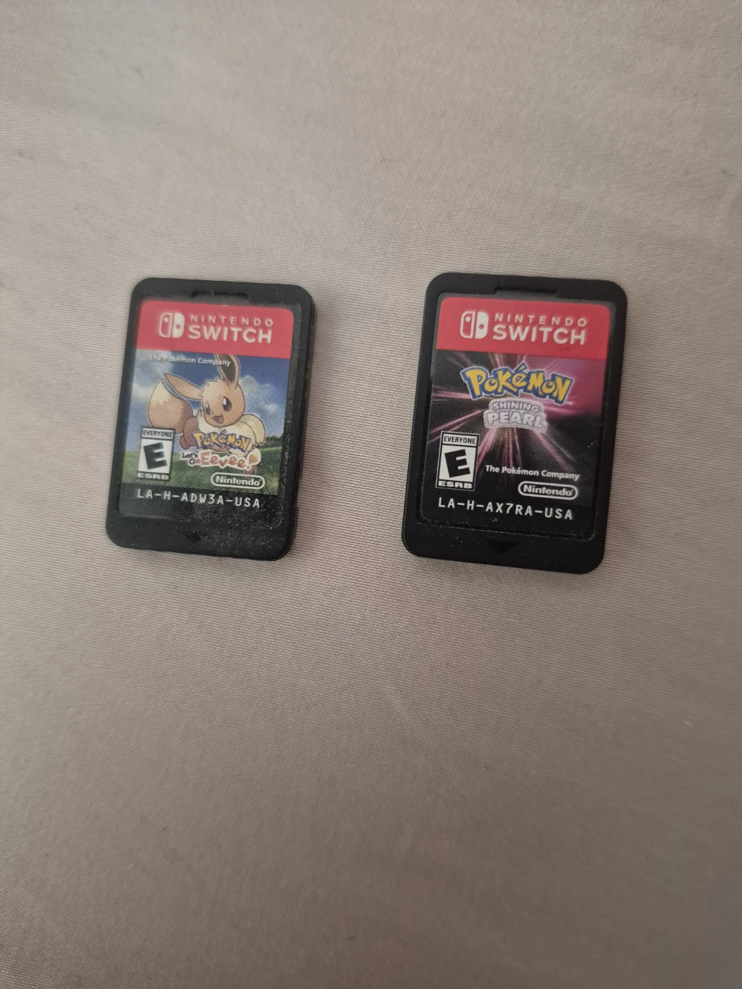 Nintendo Switch Pokémon Let's Go Eevee and Shining Pearl Games