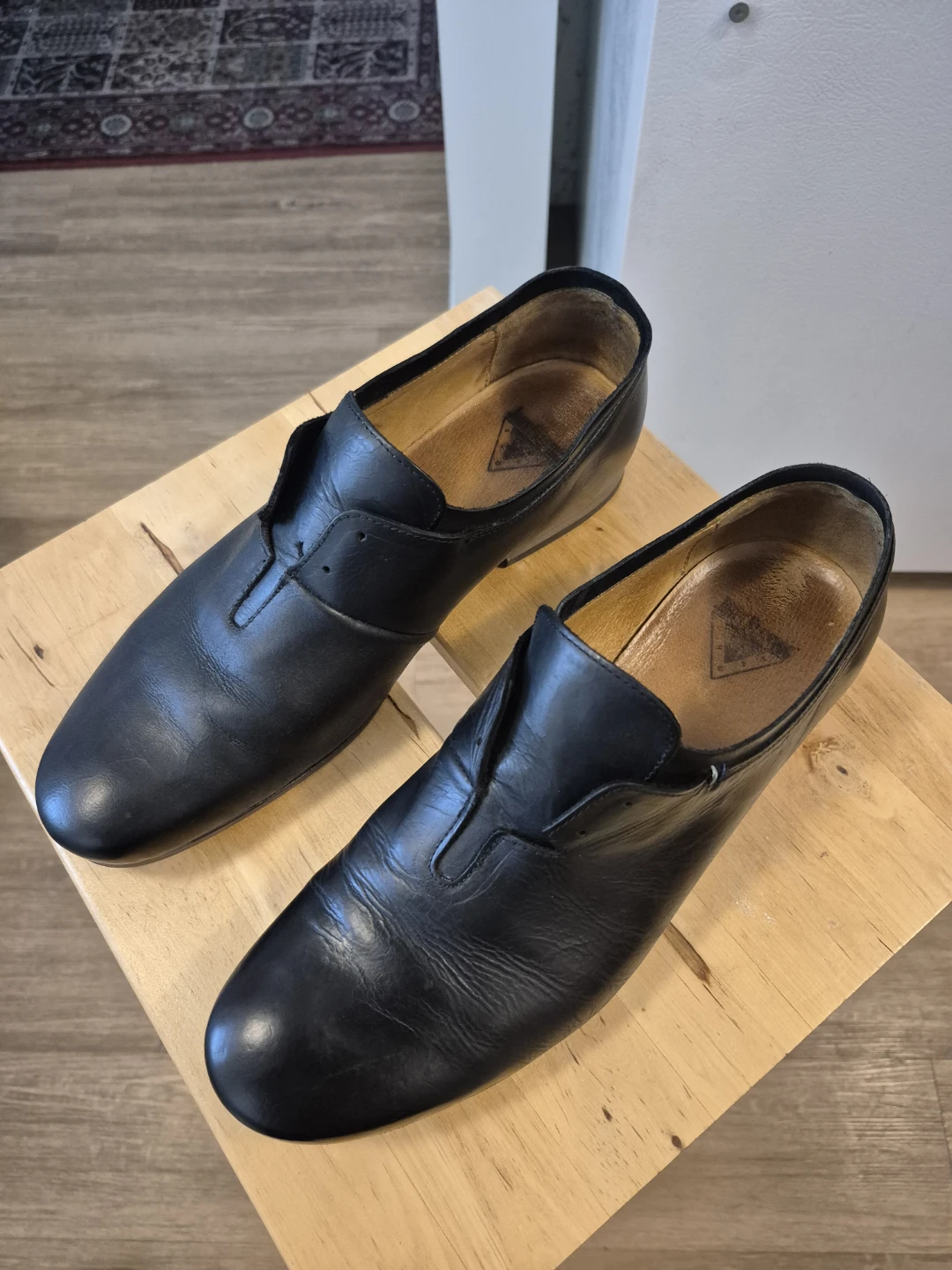 John Fluevog Black Leather Shoes