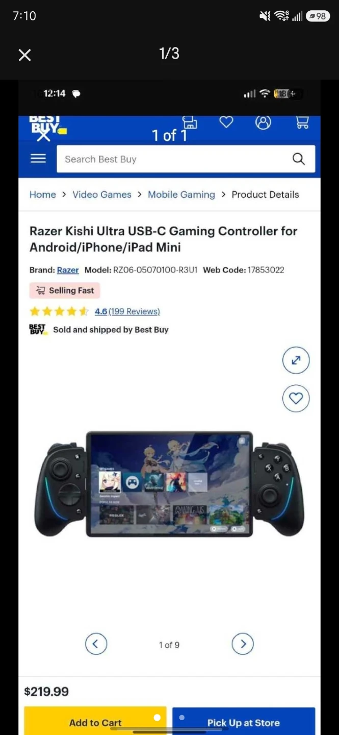 Gaming controller - portable