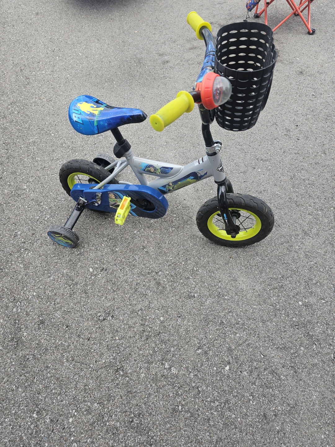 Kids Training Bike with Basket