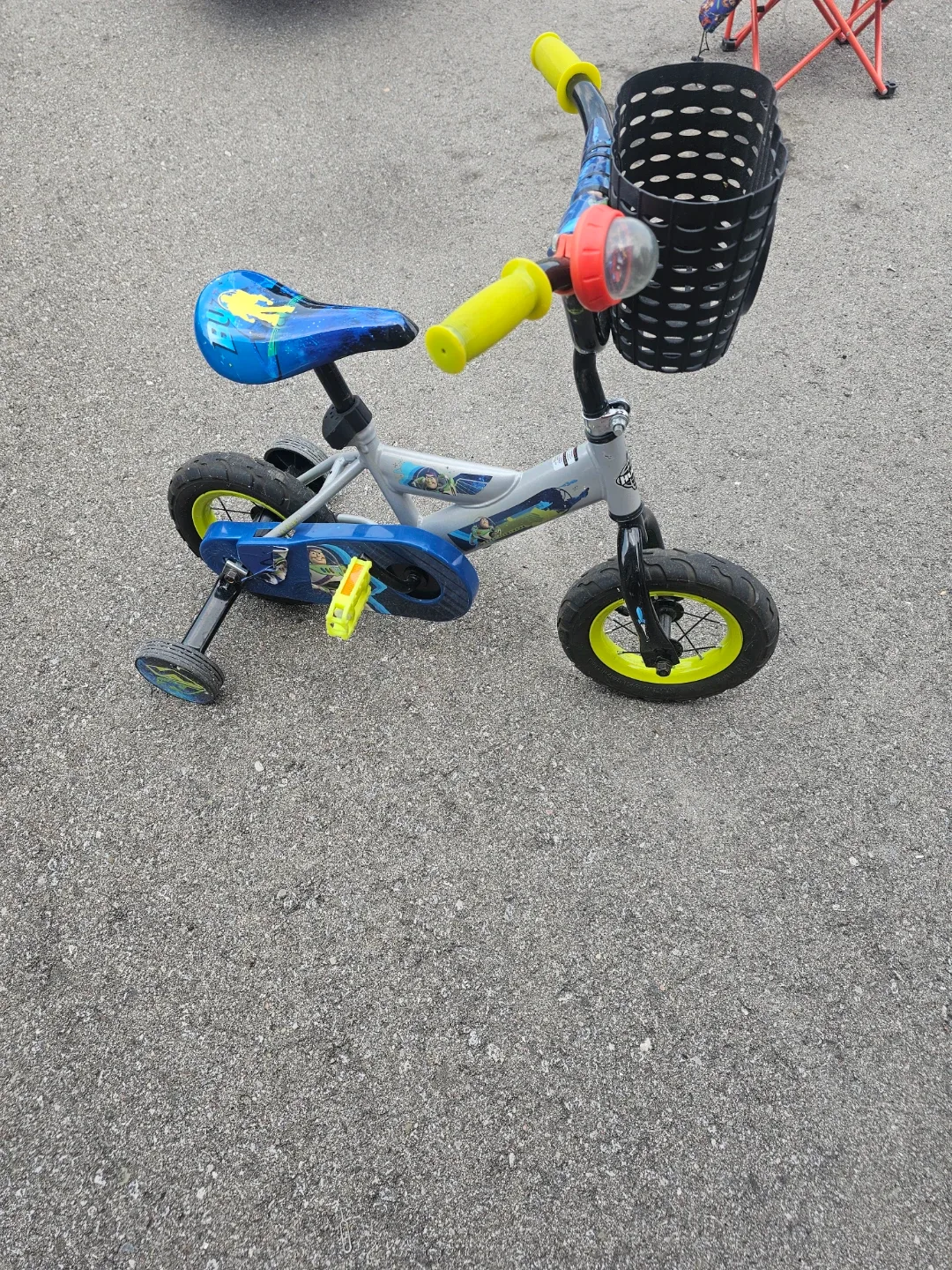 Kids Training Bike with Basket