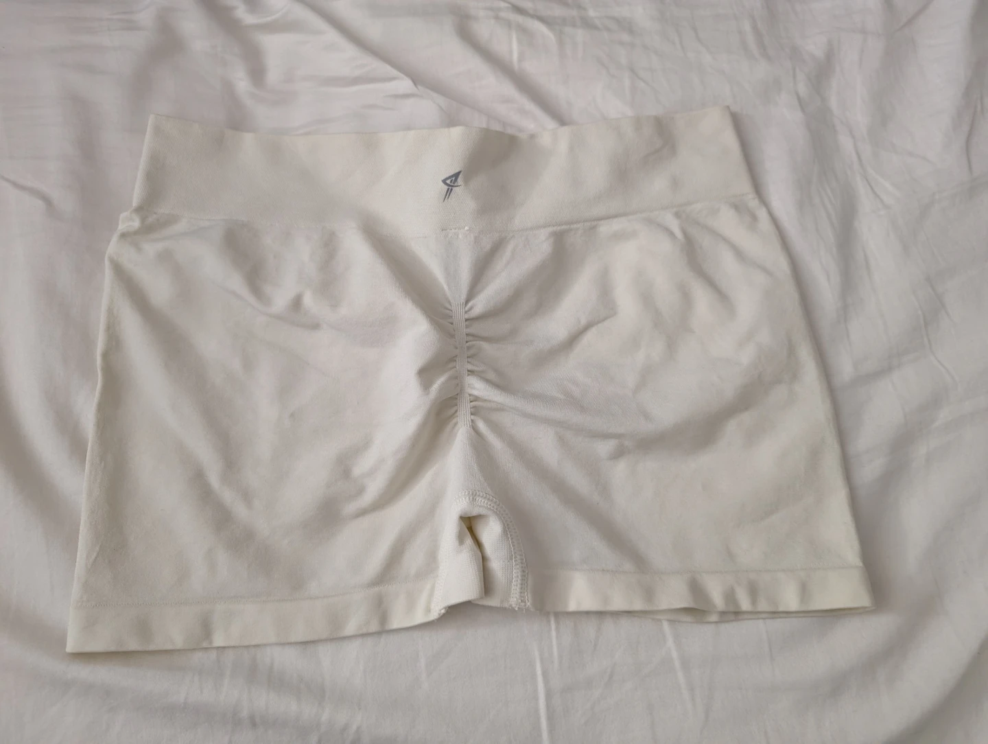Primark White Athletic Shorts Boy Shorts Hot Shorts 28" - photo 2