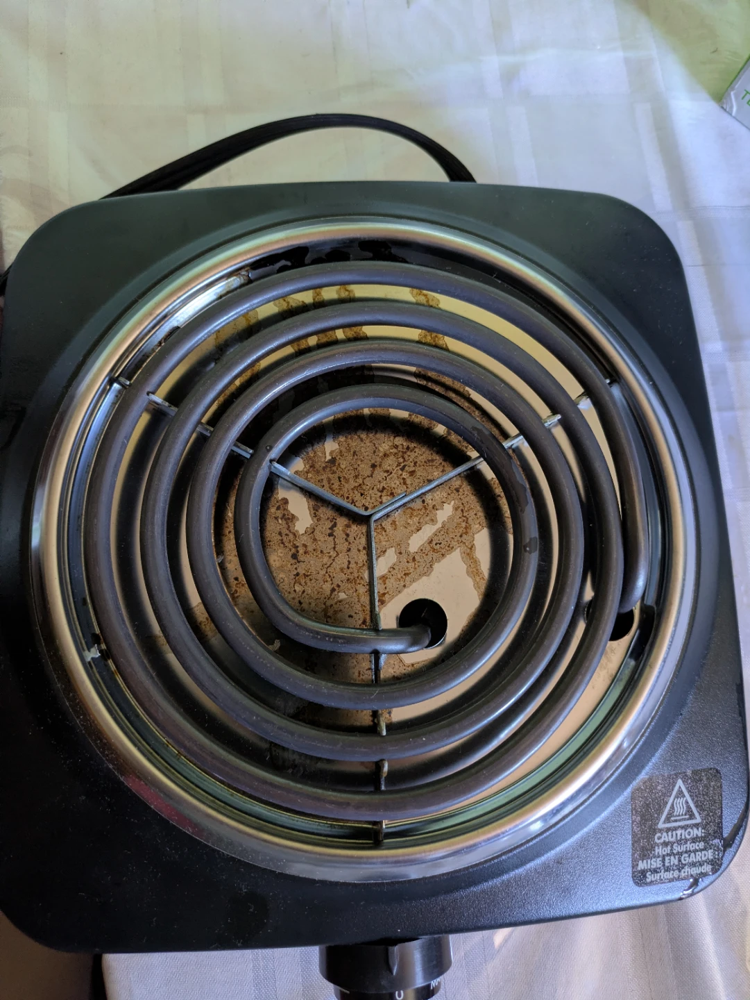 EVERYDAY ESSENTIALS 1000 W Single Burner Hotplate - photo 5