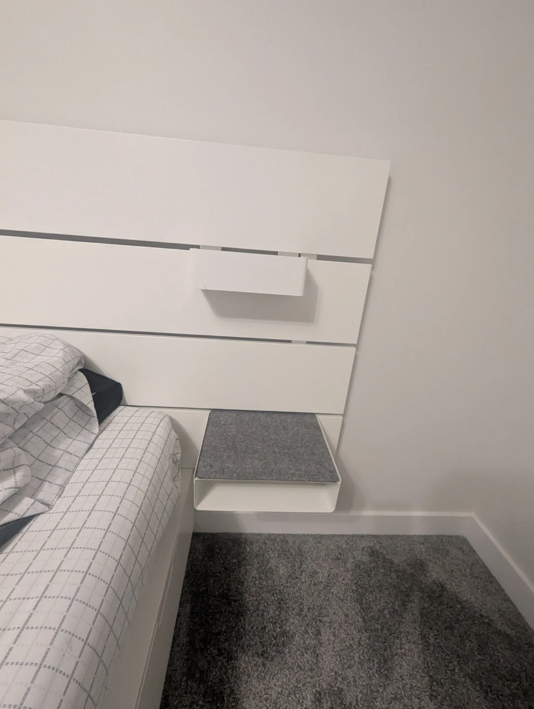 Ikea Nordli King Bed Frame Head Board and Mattress - photo 3