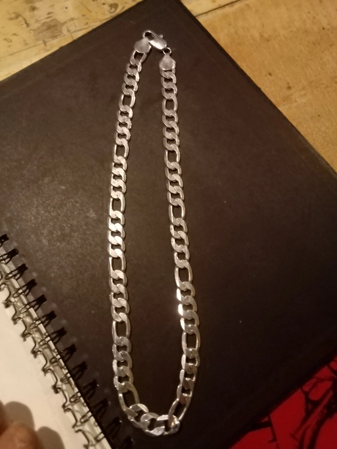 Sterling Silver Figaro Chain Necklace - photo 2