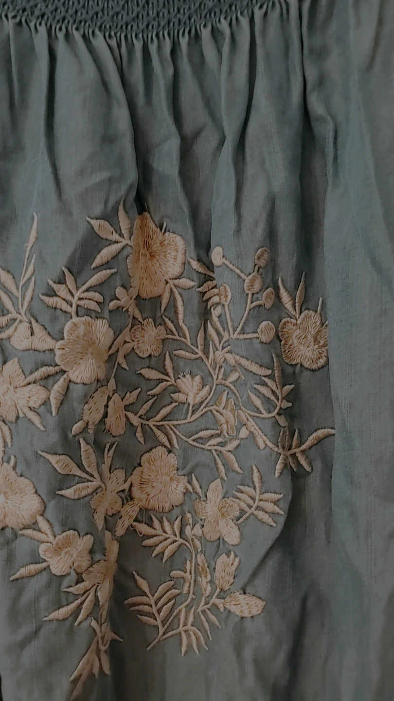 Light Blue Embroidered Dress - photo 2