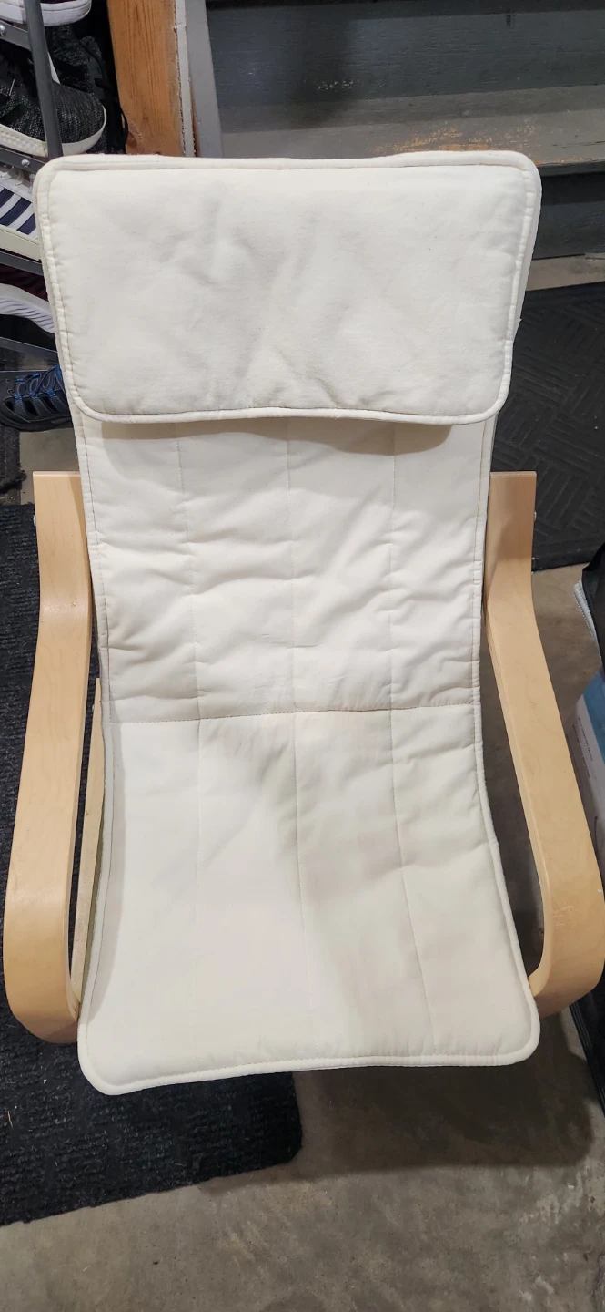 Ikea wooden frame chair