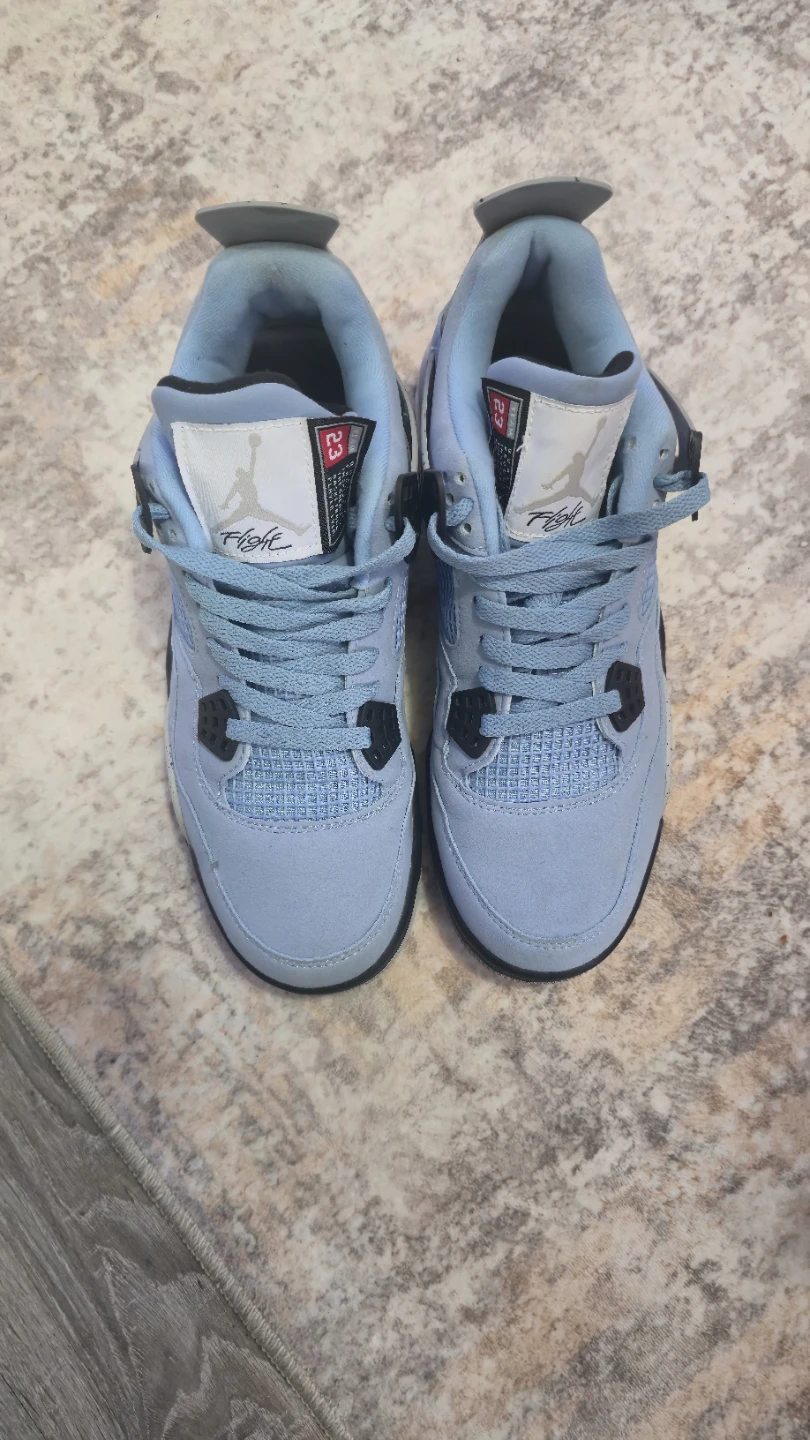 Air Jordan 4 Retro University Blue Toddler Shoes
